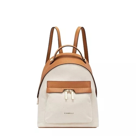Giorgio Fiorelli Handbags - Fiorelli Benny Mini Backpack Natural Canvas NWOT